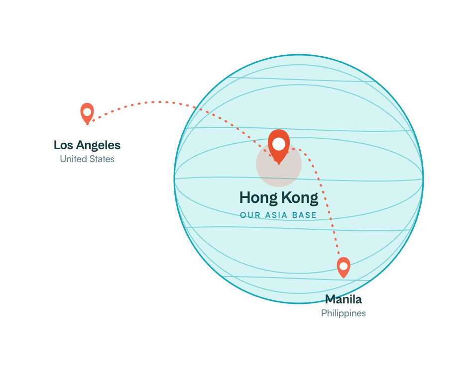 Spring Sisters support teams: Los Angeles, Hong Kong, Manila